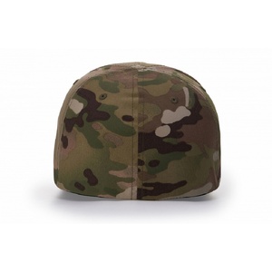 Custom Your Own logo Design <b>Green</b> Camo Pattern Headwear Baseball Caps With Embroidery Patch - Product Image 2