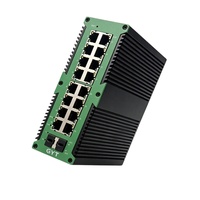 Switch de gestion industriel L2 géré 18 ports pour cuivre, 2 ports combo Uplink, PoE+, capacité 56 Gbit/s