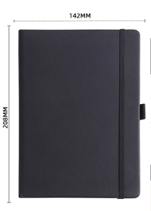 Libreta Planificadora Personalizada con Logotipo, Tapa Dura de Cuero Ecológico Natural, Formato A5, Venta al Por Mayor - Product Image 2
