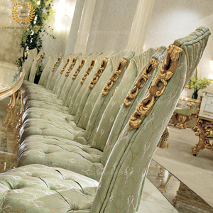 Set da Pranzo di Lusso Fatto a Mano con <span class=keywords><strong>Tavolo</strong></span> da Banchetto Reale in Conchiglie Marine e Sedie per Matrimoni - Product Image 5