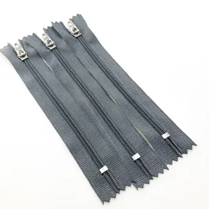 3.5 # tối màu xám màu đồng dây kéo cho quần giản dị cho quần jean cho quần vận chuyển hàng hóa