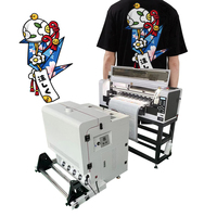 A1 mesin cetak kaus Dtf printer Inkjet Transfer Digital mesin goyang dengan kepala cetak I1600 ganda