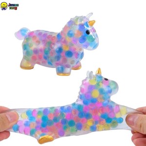 Jouets à presser JITENG Unicorn, remplis de billes d'eau, anti-stress, sensoriels, jouets moelleux - Product Image 2