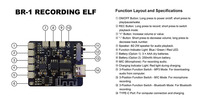 Module audio BT avec 128 Mo de stockage, téléchargement depuis un ordinateur, enregistrement depuis un smartphone, téléchargement de musique USB, puce DIY pour cadeau