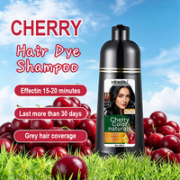 Mokeru Beschikbaar in 4 geuren Natuurlijke Haarverf 2.0 Natuurlijk Zwart 400ml PPD Vrij, Geen Allergieën met Fruitextracten & 5 Fruitoliën