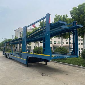 Precio más bajo Tow 10 Car Hauler Carrier Semi Trailer 8 Cars Heavy Duty Transport Car Semi Trailer para la venta - Product Image 3