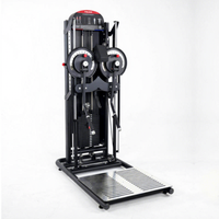 Équipement d'entraînement multifonction haut de gamme en acier pour les fessiers, machine à pont de hanche et à étirement des jambes pour clubs de remise en forme commerciaux