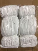 Gants d'inspection pour bijoux et pièces de monnaie, en microfibre polyester blanc et noir, gants de salle blanche, sans poussière, sans peluches, antistatiques