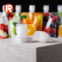 Bouchons à vis en plastique PE durables et écologiques de 16 mm de diamètre intérieur pour pochettes à bec verseur, de qualité alimentaire, anti-fuite, pour boissons