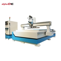Routeur CNC Alpha1325 avec moteur servo RichAuto, haute précision, pour la fabrication de meubles en bois et acrylique, table 1450x2950mm, précision 0.03mm