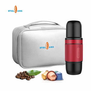 Máquina de café portátil para uso en exteriores, máquina de café manual de 12 voltios, con usb, capuchino, latte Y espresso - Product Image 1