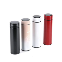 Mug de voyage intelligent en acier inoxydable de haute qualité, 17 oz, isolé sous vide, performance thermique de 12 à 24 heures, affichage de la température