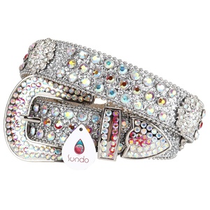 Livraison Rapide Ceintures de Luxe pour Hommes, Femmes et Unisexe, Ceintures en Diamants <span class=keywords><strong>Bb</strong></span> Simon, Ceintures Western Scintillantes, Ceintures en Cuir de Designer - Product Image 1