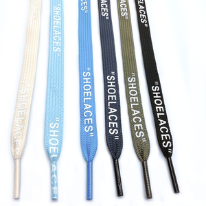 Lacci delle scarpe stampati personalizzati in poliestere da 1cm - Product Image 3