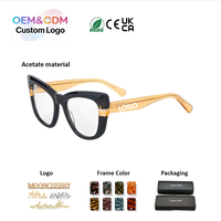 Lunettes de vue de créateur de marques célèbres, monture optique rectangulaire transparente à bordure complète, charnières 2026, lunettes en acétate de qualité supérieure