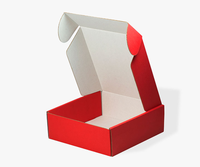Boîte cadeau en carton personnalisée avec logo, boîte avion avec pelliculage 33x26x18cm, MOQ 100, en stock, support DDP