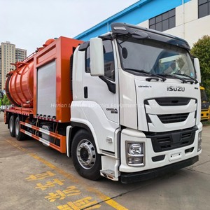 Autocisterna ISUZU 6x4 di Alta Qualità per Pulizia Fognature ad Alta Pressione, 20cbm, Aspirazione Liquami, Manuale, Diesel - Product Image 5
