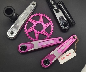 CNC Offset 3mm plato 165/170/72, 5/175mm manivela <span class=keywords><strong>DUB</strong></span> aleación <span class=keywords><strong>eje</strong></span> bicicleta bielas ultraligero rueda de cadena y bielas para DH AM XC - Product Image 3