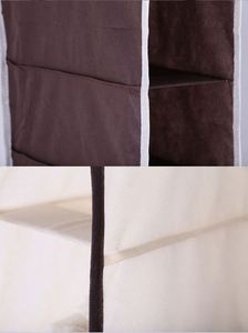 Non-woven Fabric Foldable Wardrobe Hanging Storage Bag Single Tier Multifunctional Clothing Storage <b>Shoe</b> Box Dustproof - Product Image 5