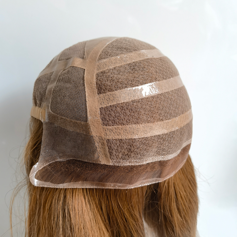 silicone human hair wig