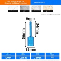 Fraise diamantée brasée sous vide Magic Diamond Tool, filetage M10, pour meulage sous plan de travail, meuleuse d'angle, granit, quartz
