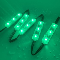Alimentation dc 12v 5 ans de garantie 170 lentille d'injection ultrasonique 2835 SMD 3 led numérique RGB couleur IP68 étanche led module lumière