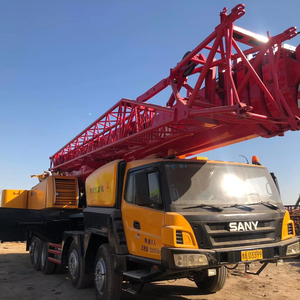 Grue mobile Sany d'occasion robuste et abordable de 100 tonnes, dispositif de levage de chantier stable - Product Image 1