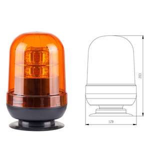 Feux de détresse rotatifs à LED ambre 12V pour <span class=keywords><strong>ambulance</strong></span>, balise d'avertissement pour chariot élévateur, nouveau Sumbex SM803GH, garantie de 2 ans - Product Image 2