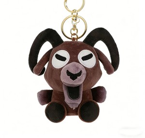Porte-clés en peluche chat noir mignon en stock, breloque de sac animal de dessin animé, logo personnalisé OEM, cadeau promotionnel en gros - Product Image 3