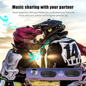 Interphone Bluetooth T-<span class=keywords><strong>COM</strong></span> VB <span class=keywords><strong>Moto</strong></span> BT Full Duplex, casque Bluetooth pour <span class=keywords><strong>moto</strong></span>, interphone pour casque FM, haut-parleur pour <span class=keywords><strong>moto</strong></span>, accessoires pour <span class=keywords><strong>moto</strong></span> - Product Image 4