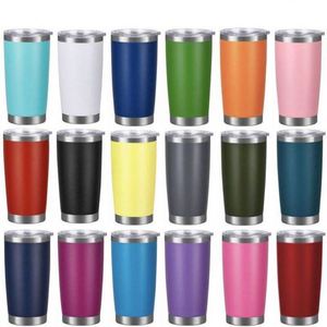 Wholesale 20oz Matte Stainless Steel Tumbler Double Wall Vacuum <b>Insulated</b> Portable Travel Car Coffee <b>Mug</b> Custom Logo - Product Image 2