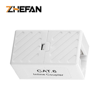 Adaptateur Réseau Femelle-Femelle Cat5e Cat6 8p8c, Répartiteur de Câble Ethernet, Coupleur en Ligne, Prolongateur pour RJ45