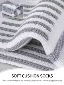 Chất Lượng Cao Tùy Chỉnh Thể Thao Quý Vớ Cho Nam Giới Phụ Nữ Dệt Kim Chạy Mắt Cá Chân Vớ Đệm Mùa Đông Cao-Phi Hành Đoàn Multipl Kích Thước - Product Image 2