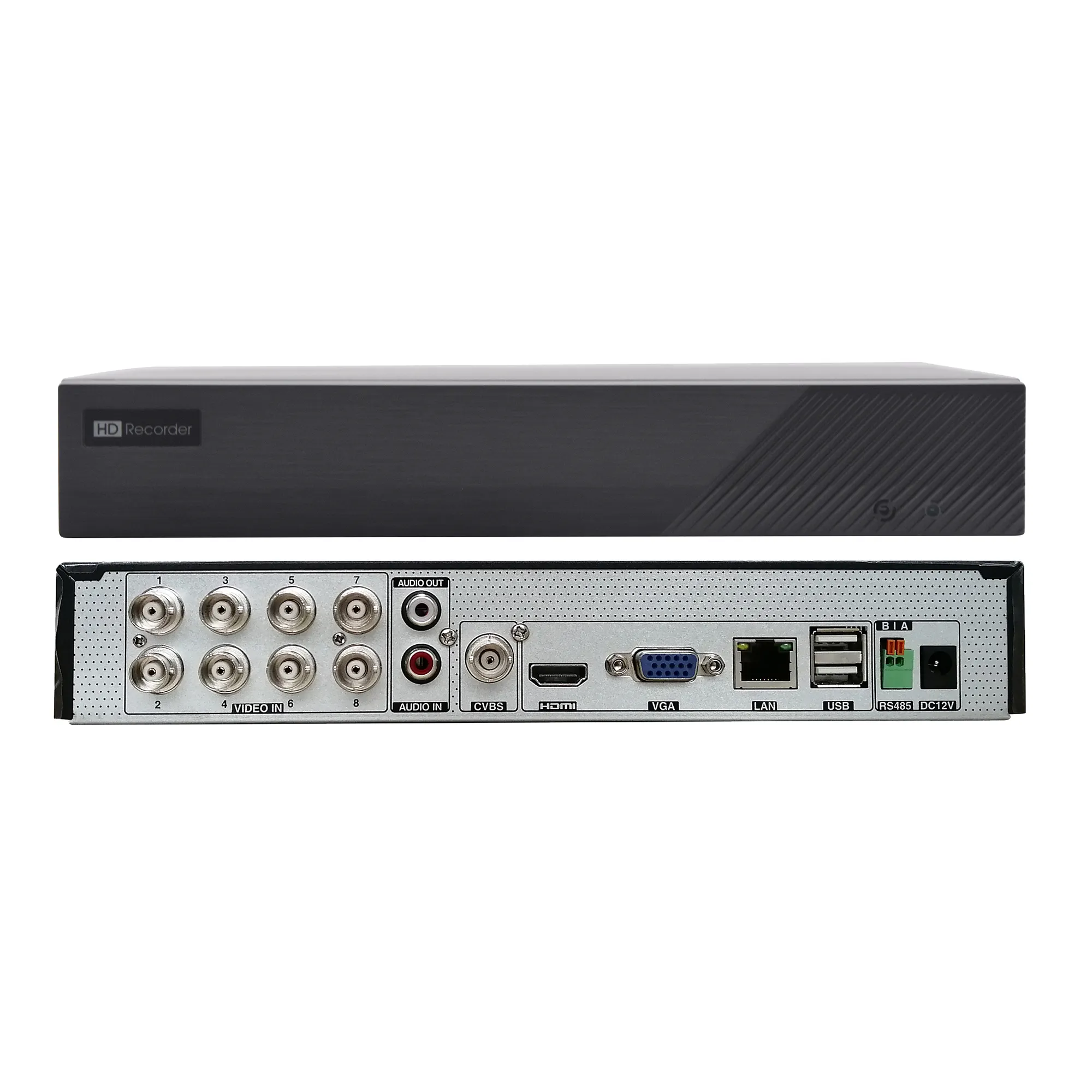 Superlive plus mobile app 8chs H.265/H.264 5MP Lite/1080P AHD/CVI/TVI/CVBS/IP 5 in 1 hd xvr, cctv dvr