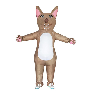 Costume de mascotte animale gonflable Happy Sports Dog pour hommes, femmes et enfants – Taille adulte - Product Image 2