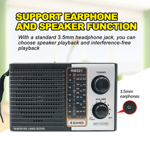 <span class=keywords><strong>Radio</strong></span> <span class=keywords><strong>rechargeable</strong></span> <span class=keywords><strong>usb</strong></span>/sd, vintage, haute qualité, usine d'usine, nouveau modèle, vintage - Product Image 4