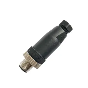 Factory Price In Stock 3Pin 4Pin 5Pin 8Pin Straight Male Female Field Attachable M12 Connector