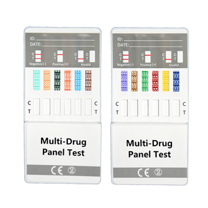 Bandes d'urine 10 paramètres de test d'urine une étape de diagnostic panneau de test de drogue, papier de test d'urine pour laboratoire - Product Image 2
