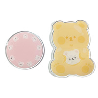 Dessous de verre multifonctions en acrylique, mignon motif ours, tapis pour tasse de café, dessous de verre, pour boissons