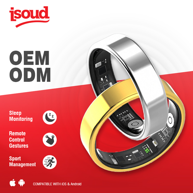Cross-border Hot Selling AI Smart Ring App Control Heart Rate Sleep Blood Oxygen Exercise Monitoring Photo Video Switching Novel