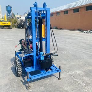Plataforma de <span class=keywords><strong>Perforación</strong></span> de Pozos de Agua de Alto Rendimiento con Marco Deslizante de 150 Metros, Motor de 380V/220V, Núcleo de Engranaje para Construcción, <span class=keywords><strong>Precio</strong></span> de Fábrica - Product Image 2