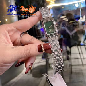 นาฬิกาข้อมือควอตซ์สไตล์เรโทรสำหรับผู้หญิง ยี่ห้อ Longnes สายขนาด 20 มม. ตัวเรือนโลหะผสมหรูหรา ดีไซน์ Ronda ใช้งานได้หลากหลาย เหมาะสำหรับธุรกิจ ขายดี หน้าปัดทรงเหลี่ยม - Product Image 5