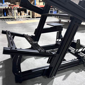 Cabina de Simulación de Carreras FGT de Última Generación, Soporte <span class=keywords><strong>Completo</strong></span> para Volante de Juego de Aluminio 4080, Configuración de Simulación de Carreras - Product Image 3