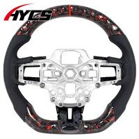 Accessoires intérieurs de voiture, volant sport en fibre de carbone forgé sur mesure pour Ford Mustang GT GT500 Shelby GT350 EcoBoost Mach 1