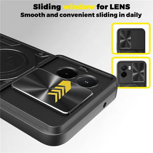 CD fenêtre coulissante support magnétique support coque de téléphone TPU PC pour Xiaomi POCO M7 4G - Product Image 5