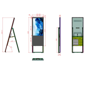 SDK 32" IP65 Floor-<b>standing</b> Touch Screen Android Digital Signage Advertising Display Shopping Mall Retail Stores Poster Player H - Product Image 5