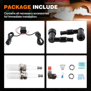 Универсальный комплект выхлопных огней 12В с двойной системой выброса пламени для тюнинга автомобилей, мотоциклов и грузовиков - Product Image 3