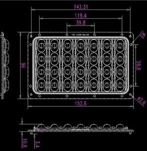 DC 12V 28W 84W RGB Led PCB Junta 70x140 grado/60 grado/150x63 grado - Product Image 5
