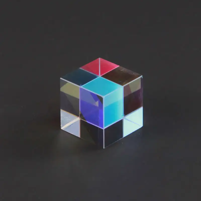 <span class=keywords><strong>Prisme</strong></span> de Cube en acrylique, Cube de couleurs mixtes, 1.6 pouces (40mm) pour décoration de bureau, jouets scientifiques et éducatifs