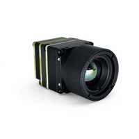 Caméra thermique miniature JS 256x192, capteur VOx 12µm non refroidi, sortie CVBS, 23g, légère, faible consommation, pour drone FPV
